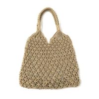 Macramé bavlnená plážová kabelka - Khaki